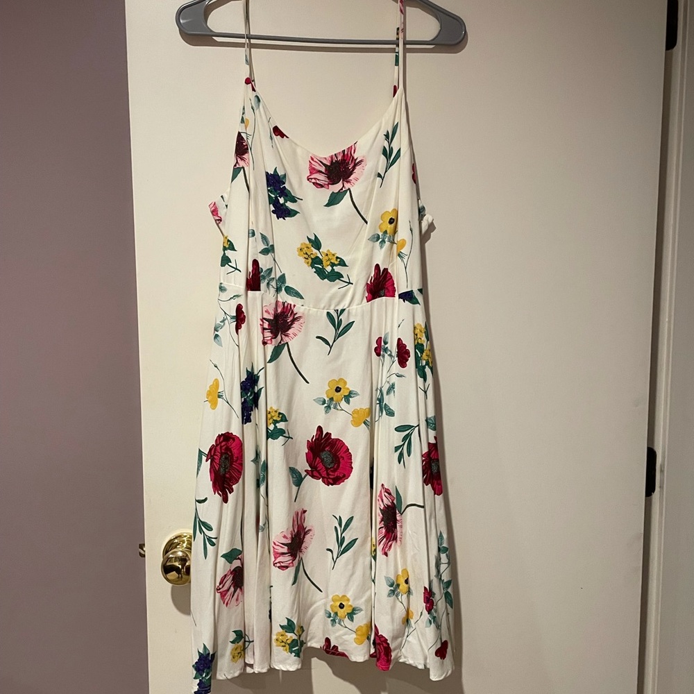 White Floral Dress from Old Navy